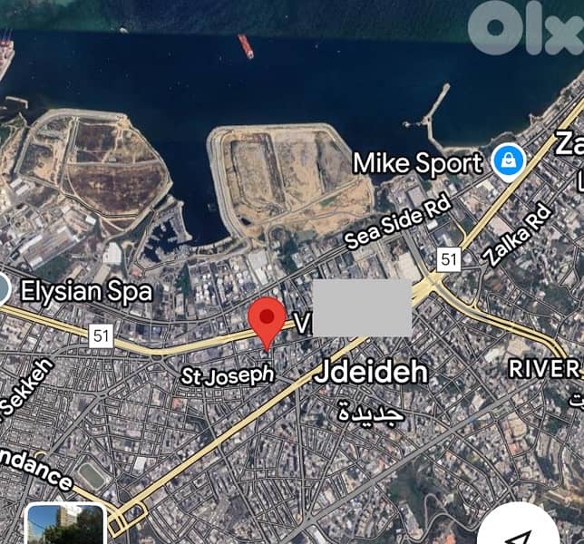 1500m land zone B2.2 40/240 Residential commercial Jdaide Pier Gemayel