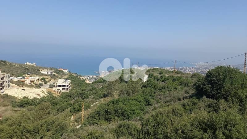 1870m Land Sea View zone 25/50 Villa Eddeh Batroun